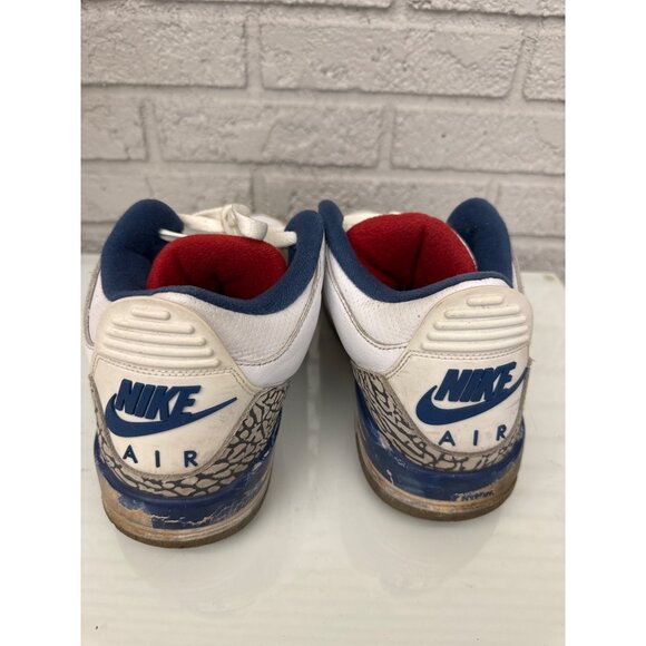Air Jordan 3 Retro True Blue Sneakers, Men Size 10, 2016 Classics - Picture 5 of 8